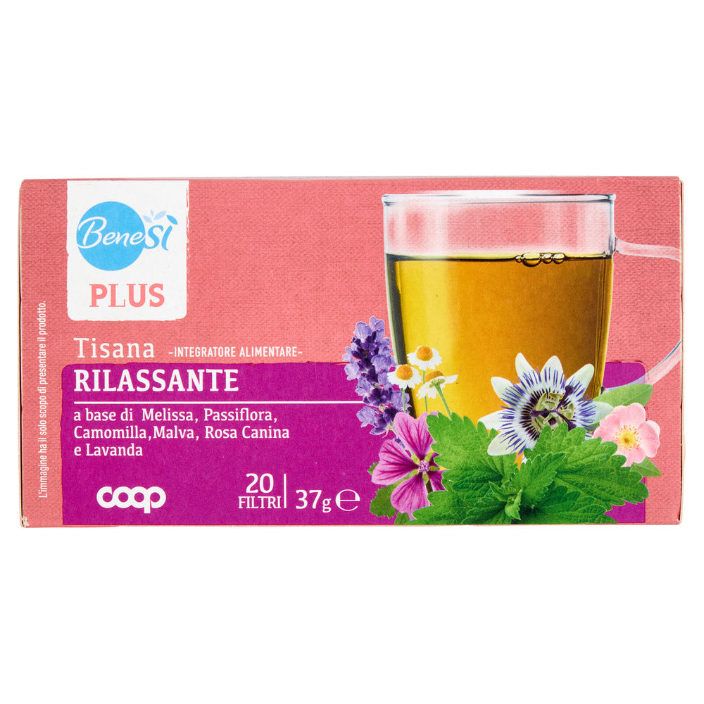 TISANA RILASSANTE MELISSA PASSIFLORA E CAMOMILLA BENESI' COOP SC 20FL G 37 - 15