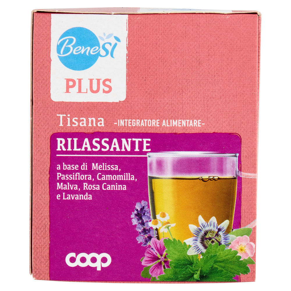 TISANA RILASSANTE MELISSA PASSIFLORA E CAMOMILLA BENESI' COOP SC 20FL G 37 - 14