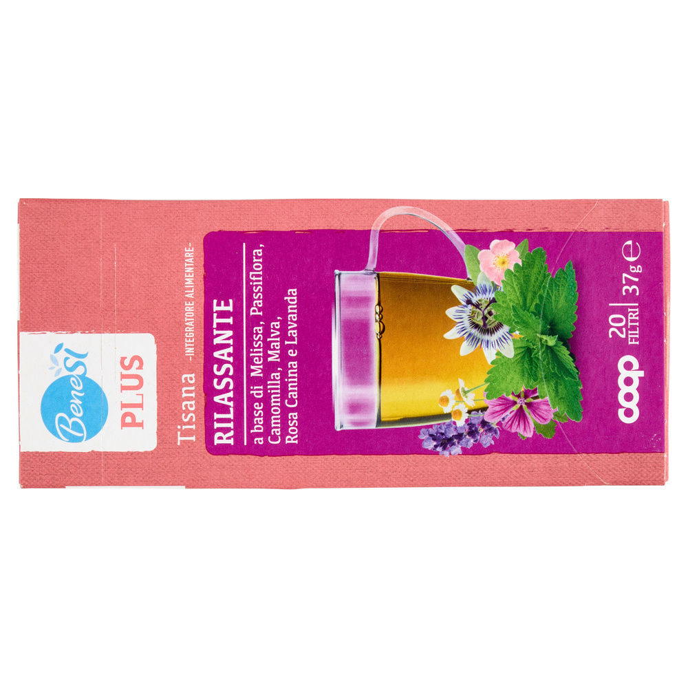TISANA RILASSANTE MELISSA PASSIFLORA E CAMOMILLA BENESI' COOP SC 20FL G 37 - 11