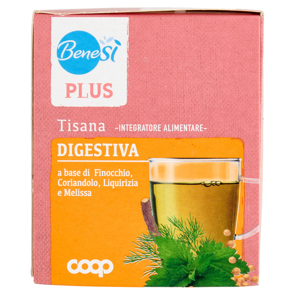 TISANA DIGESTIVA FINOCCHIO LIQUIRIZIA E MELISSA BENESI' COOP SC 20FL G 37 - 14