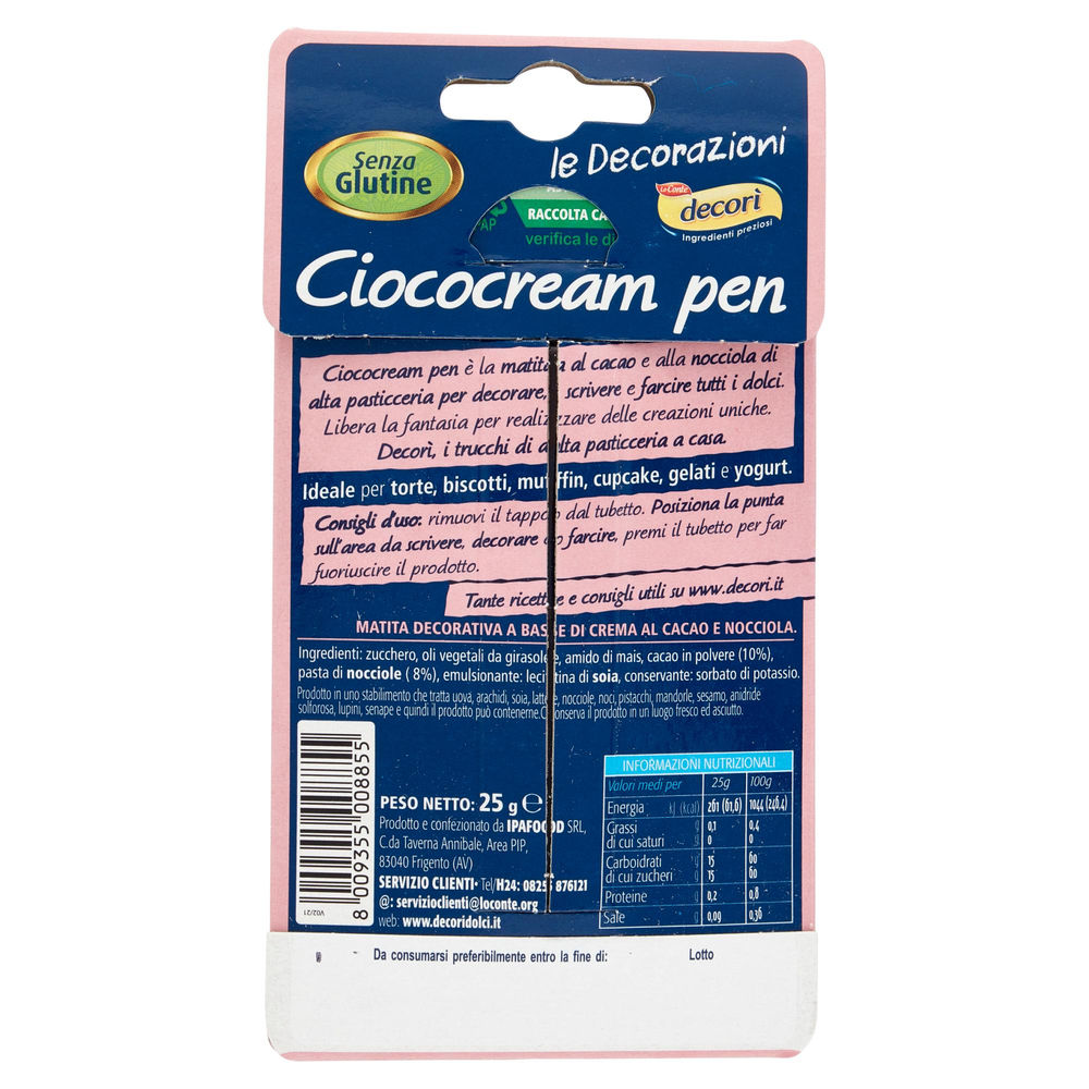 CIOCOCREAM PEN DECORÌ 25GR - 1