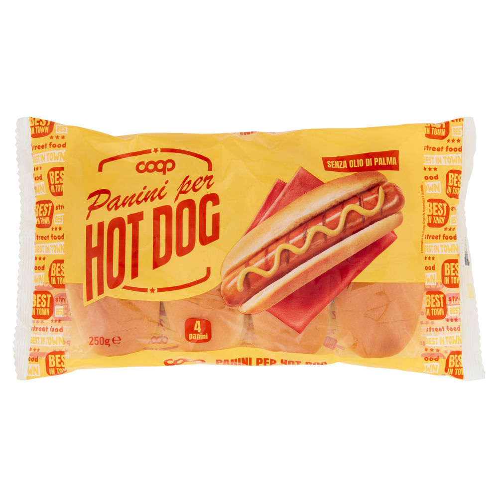 Panini per hot dog coop sacchetto g 250