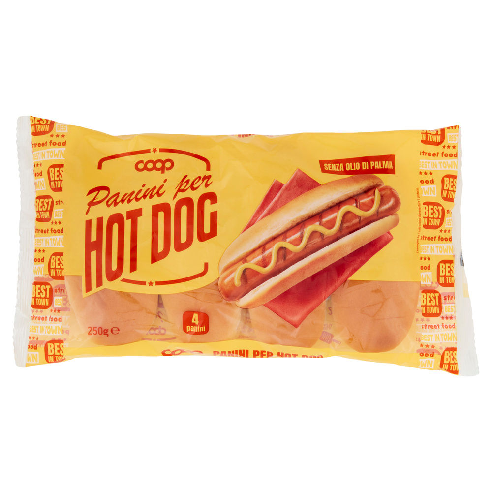 PANINI PER HOT DOG COOP SACCHETTO G 250 - 2