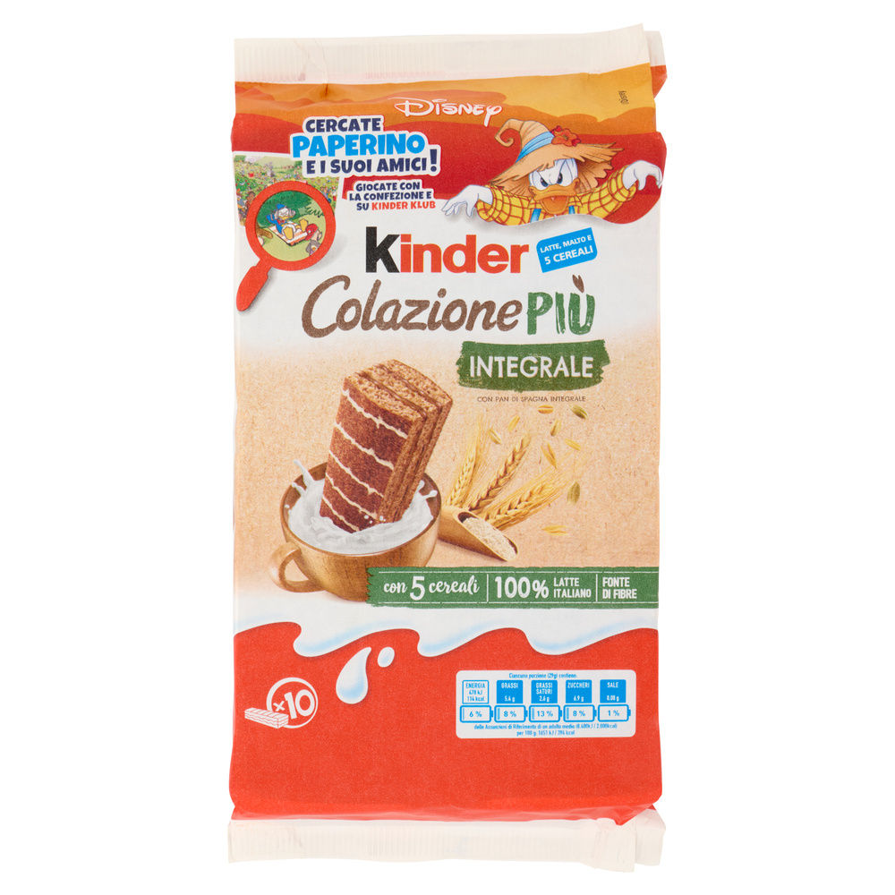 Kinder colazione piu' integrale t10 g 290