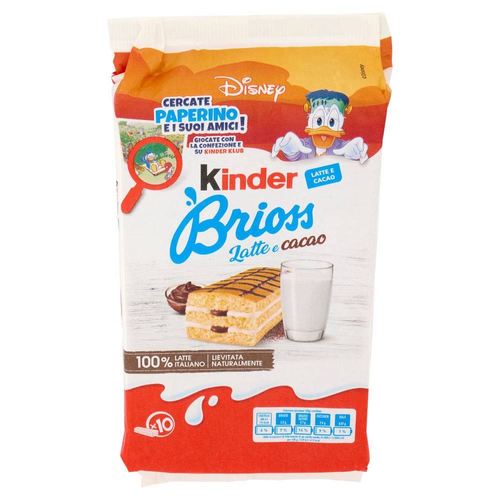 KINDER BRIOSS LATTE-CACAO T10 G 280 - 17