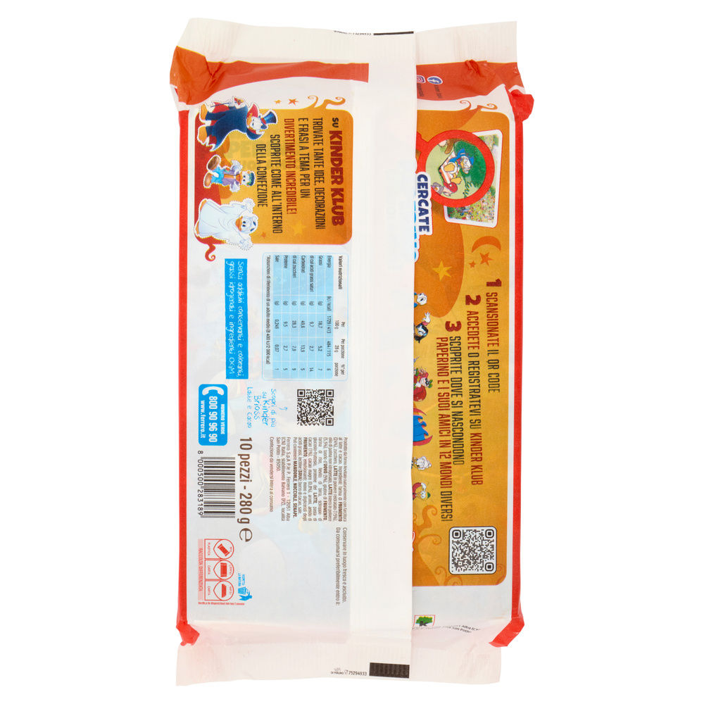 KINDER BRIOSS LATTE-CACAO T10 G 280 - 20