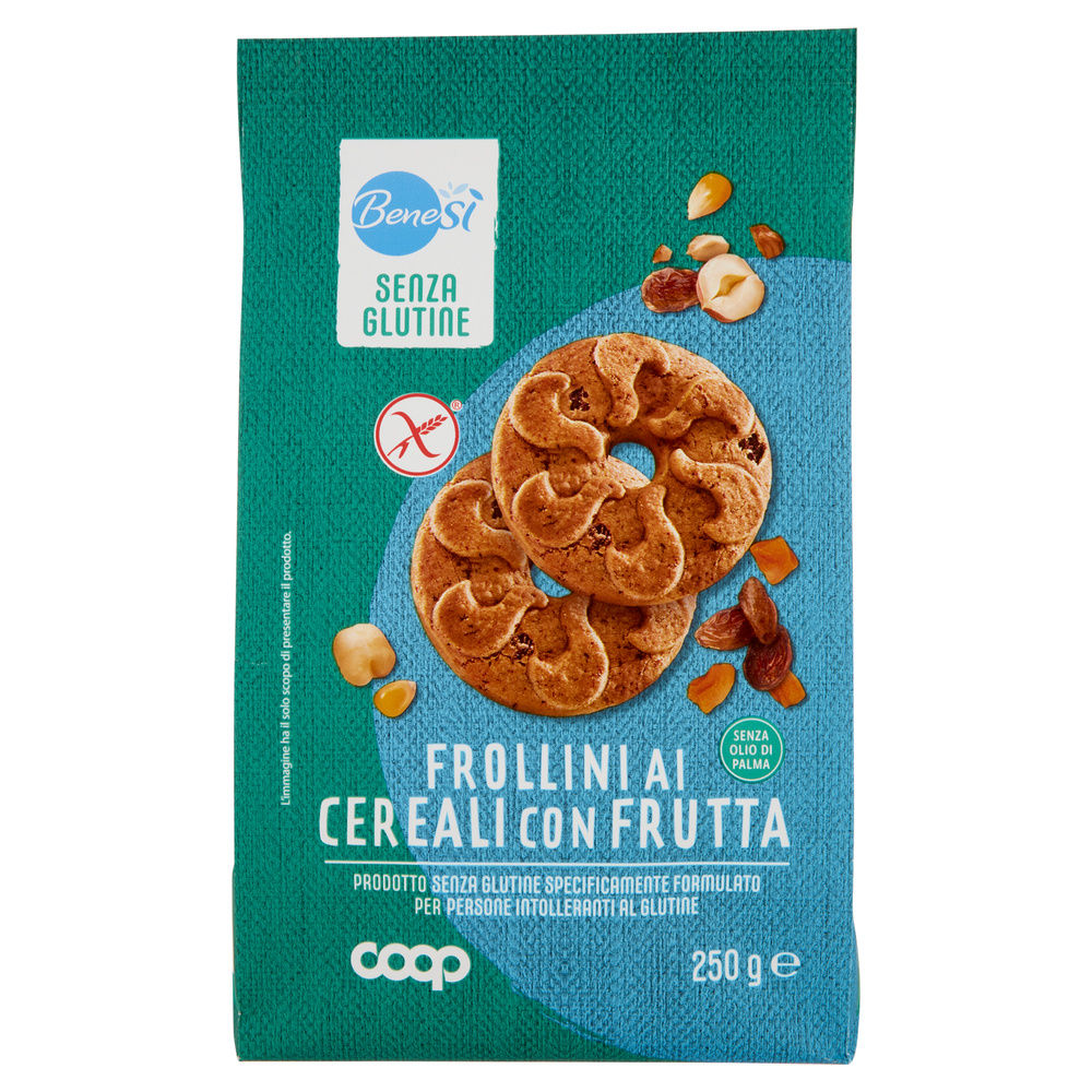 FROLLINO CEREALI E FRUTTA S/GLUTINE BENESI' COOP SACCHETTO G 250 - 2