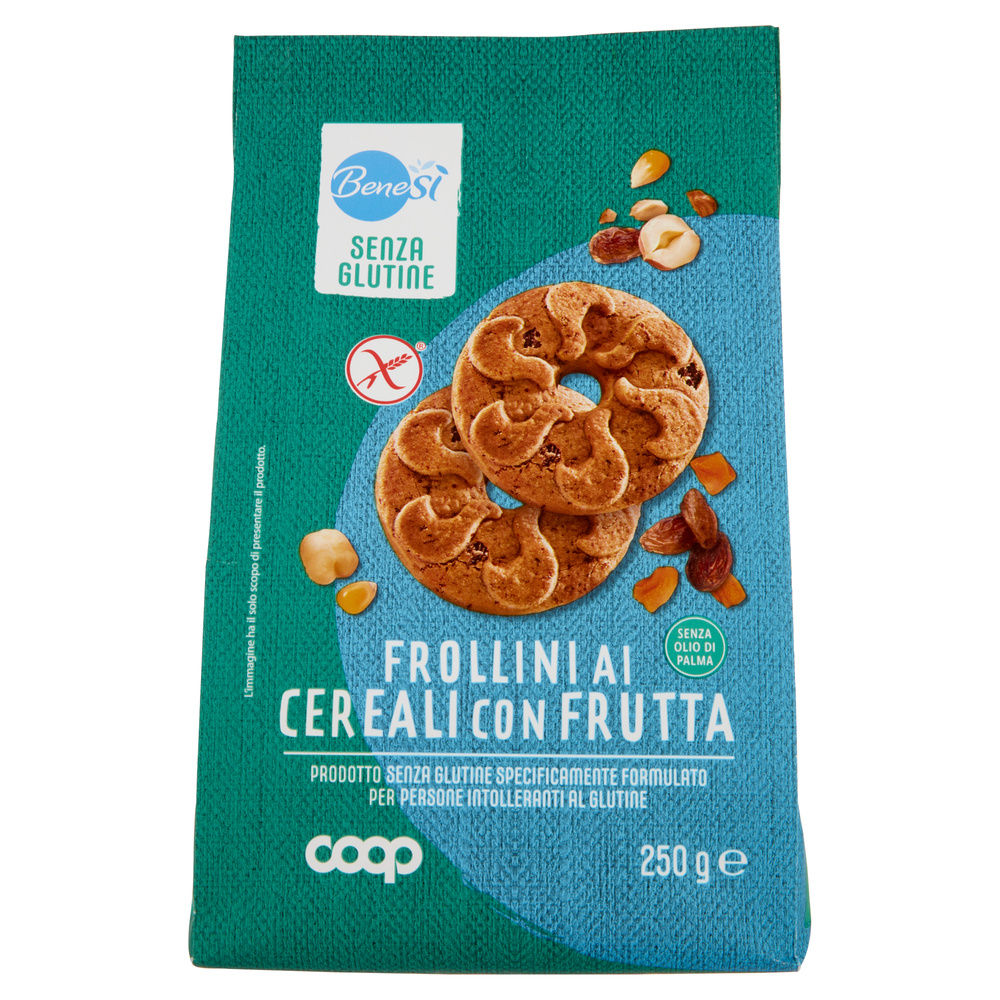 FROLLINO CEREALI E FRUTTA S/GLUTINE BENESI' COOP SACCHETTO G 250 - 3