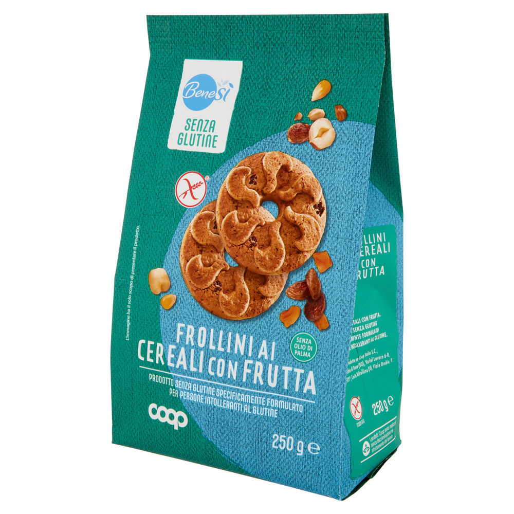 FROLLINO CEREALI E FRUTTA S/GLUTINE BENESI' COOP SACCHETTO G 250 - 8