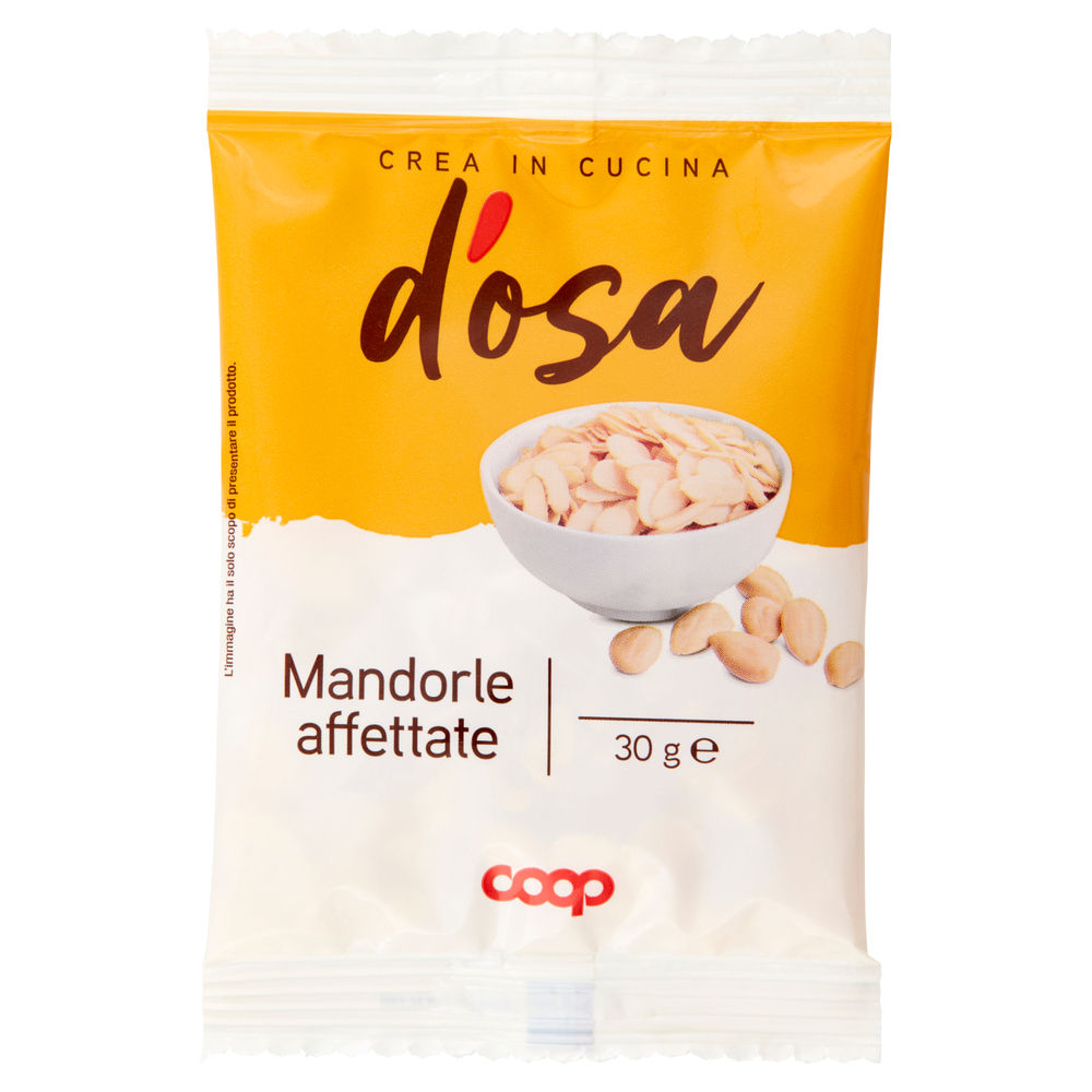 Mandorle affettate d'osa coop busta g 30