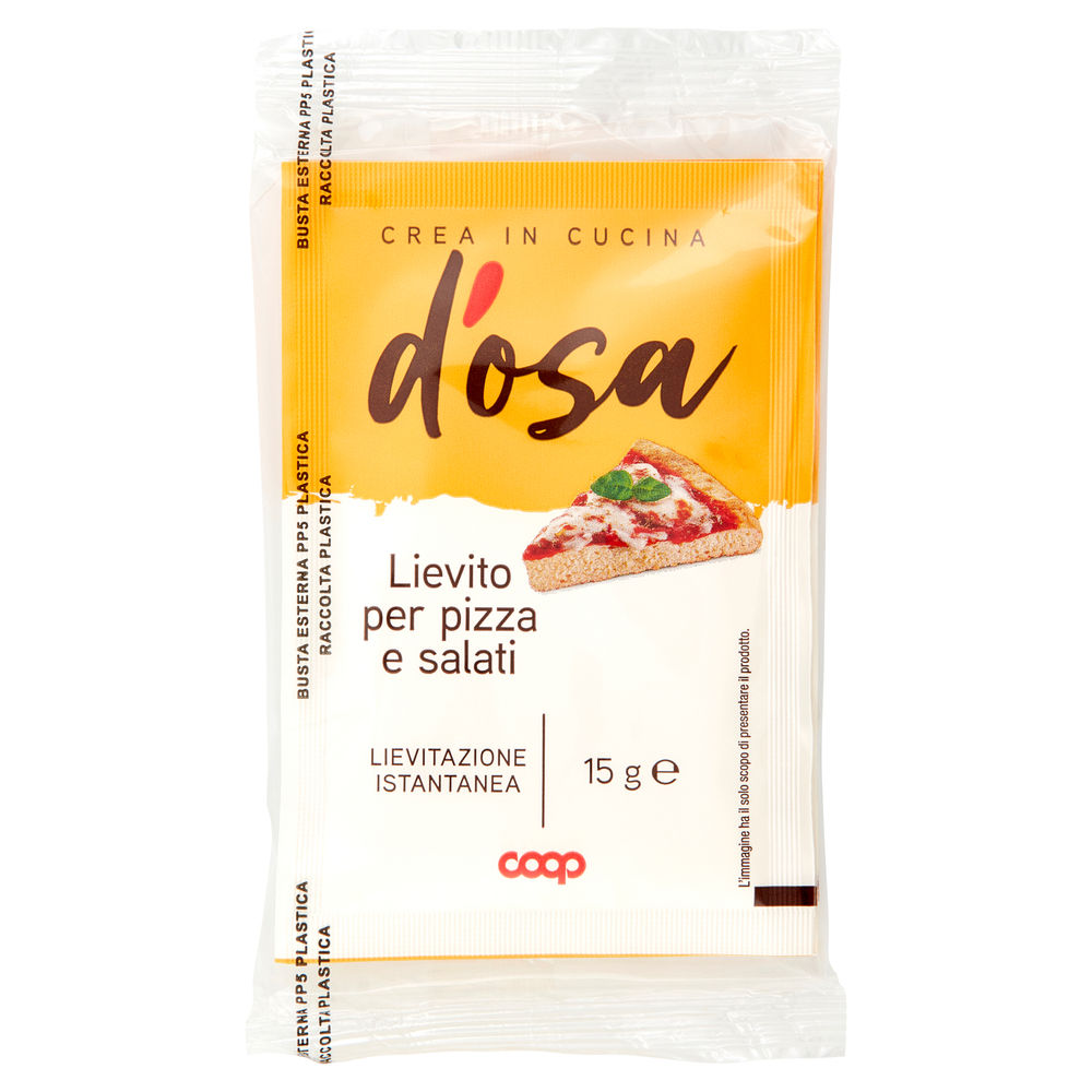 LIEVITO PER PIZZA&SALATI D'OSA COOP BUSTA X3 PZ G 45 - 0