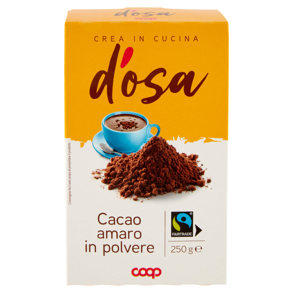 CACAO D'OSA COOP AMARO FAIRTRADE IN POLVERE SCATOLA G 250 - 3