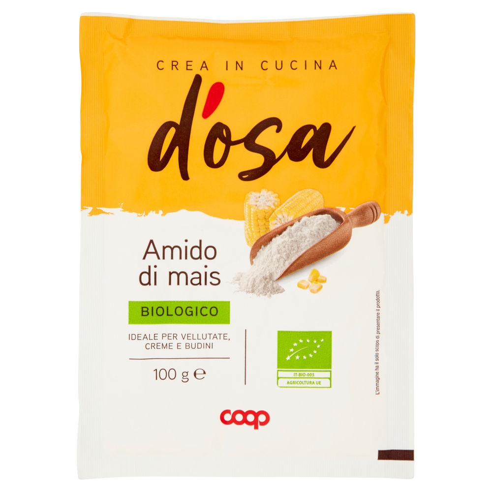 Amido di mais bio d'osa coop busta g 100