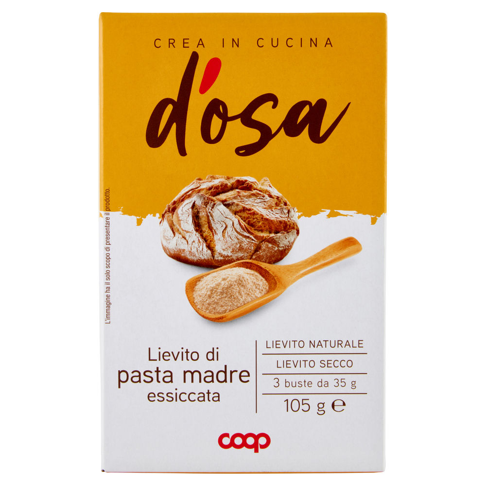 LIEVITO MADRE D'OSA COOP SCATOLA 35G X 3BUSTINE G 105 - 0