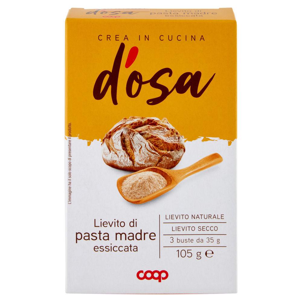 LIEVITO MADRE D'OSA COOP SCATOLA 35G X 3BUSTINE G 105 - 2