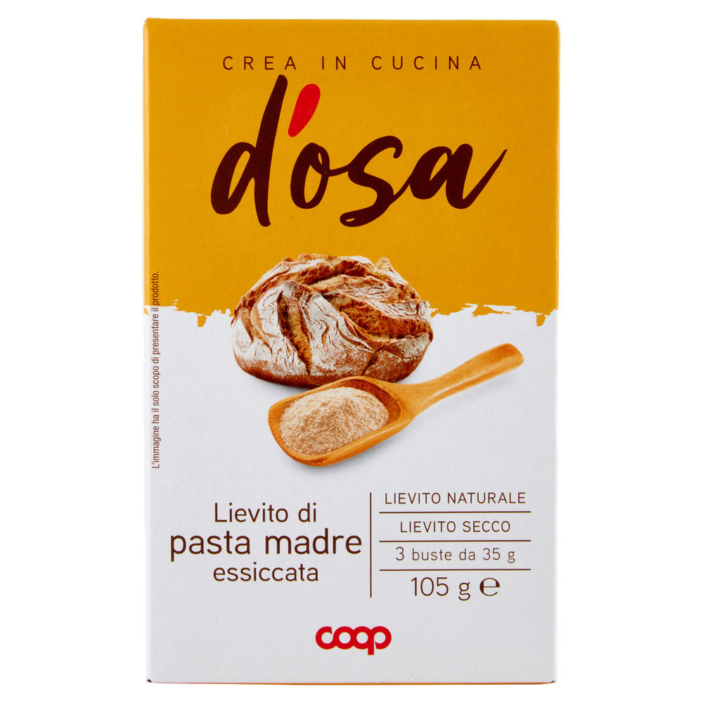 LIEVITO MADRE D'OSA COOP SCATOLA 35G X 3BUSTINE G 105 - 4