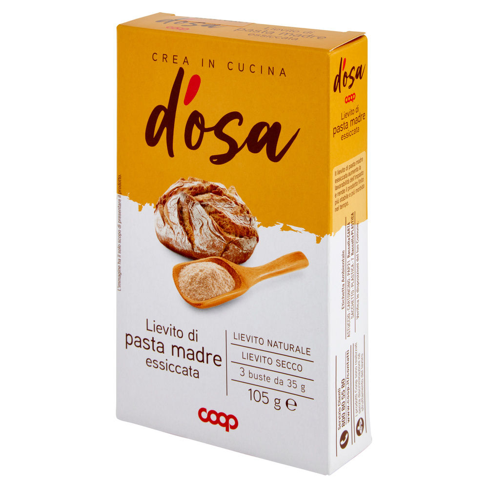 LIEVITO MADRE D'OSA COOP SCATOLA 35G X 3BUSTINE G 105 - 8