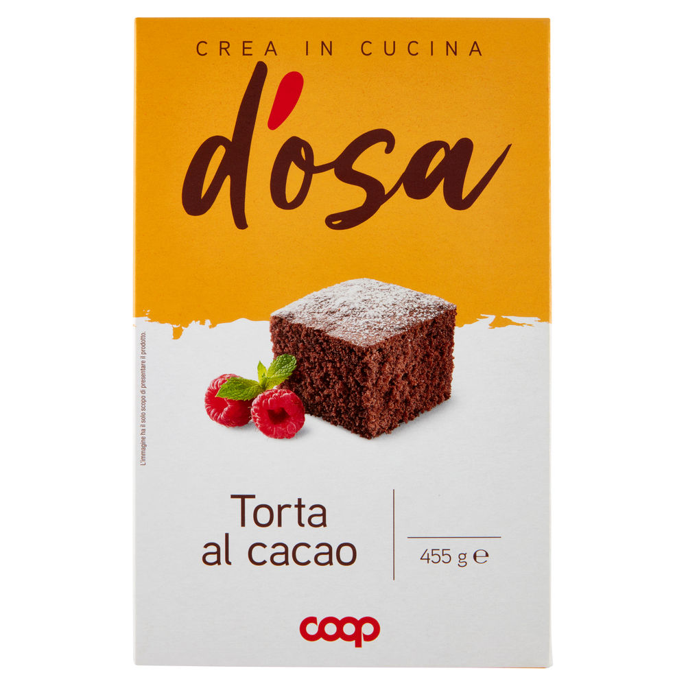 PREPARATO PER TORTA AL CACAO D'OSA COOP SCATOLA  G 455 - 0