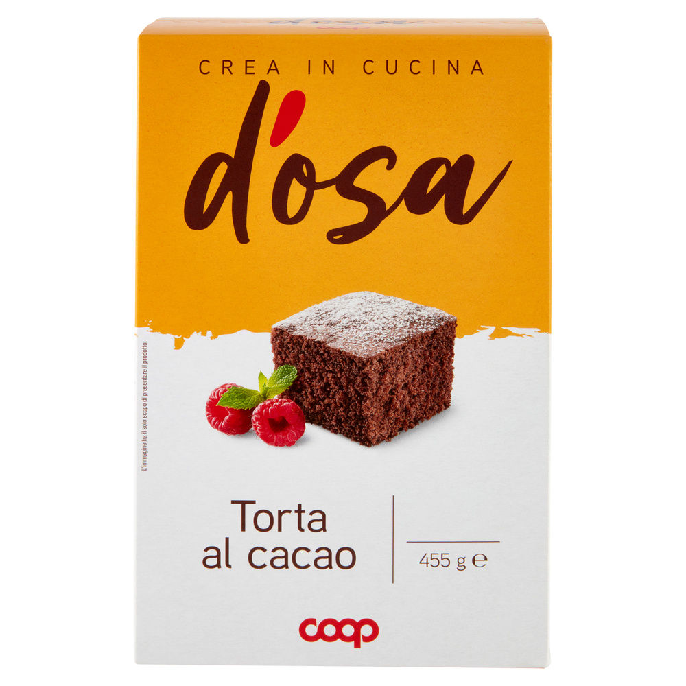 PREPARATO PER TORTA AL CACAO D'OSA COOP SCATOLA  G 455 - 2