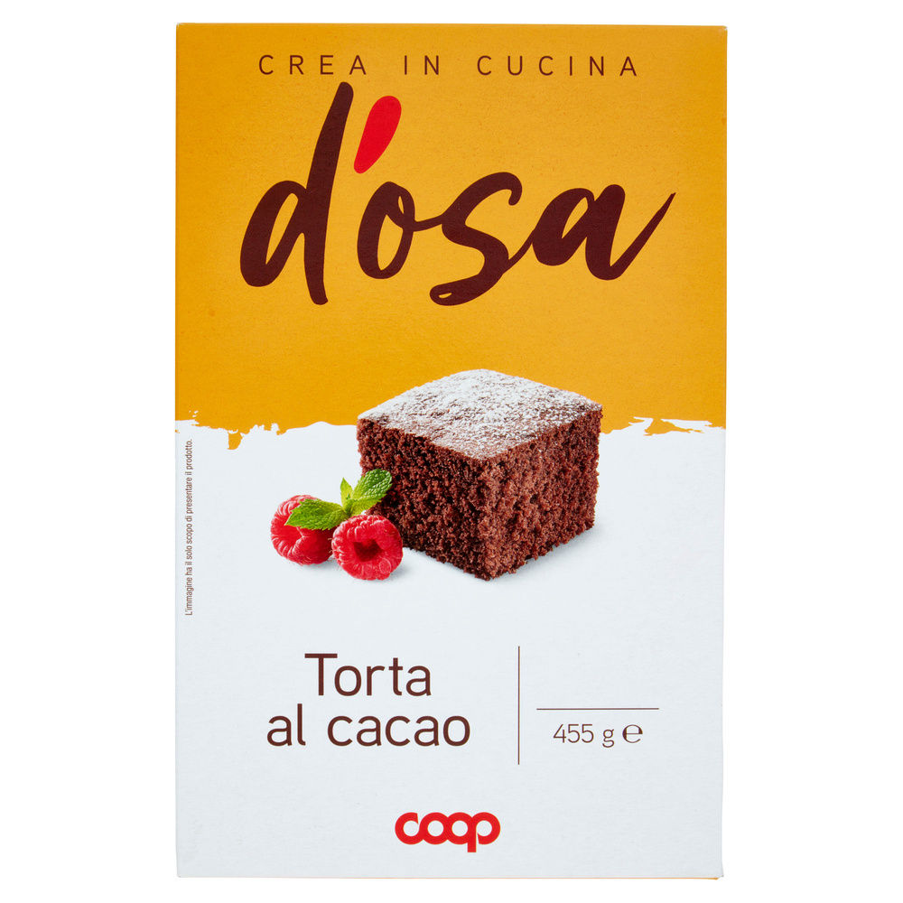 PREPARATO PER TORTA AL CACAO D'OSA COOP SCATOLA  G 455 - 3