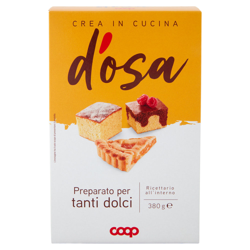 PREPARATO PER TANTI DOLCI D'OSA COOP SCATOLA G 380 - 2