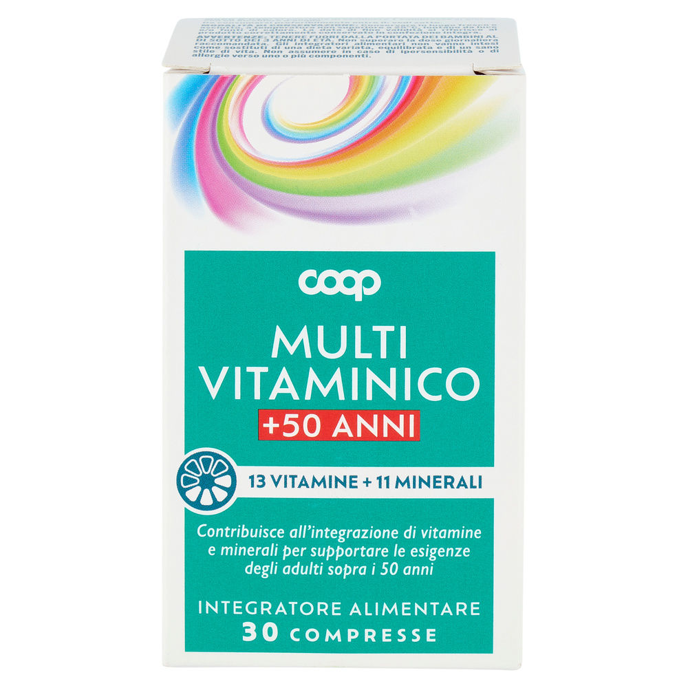 MULTIVITAMINICO SENIOR +50 COOP SCATOLA  30 COMPRESSE G39,3 - 8