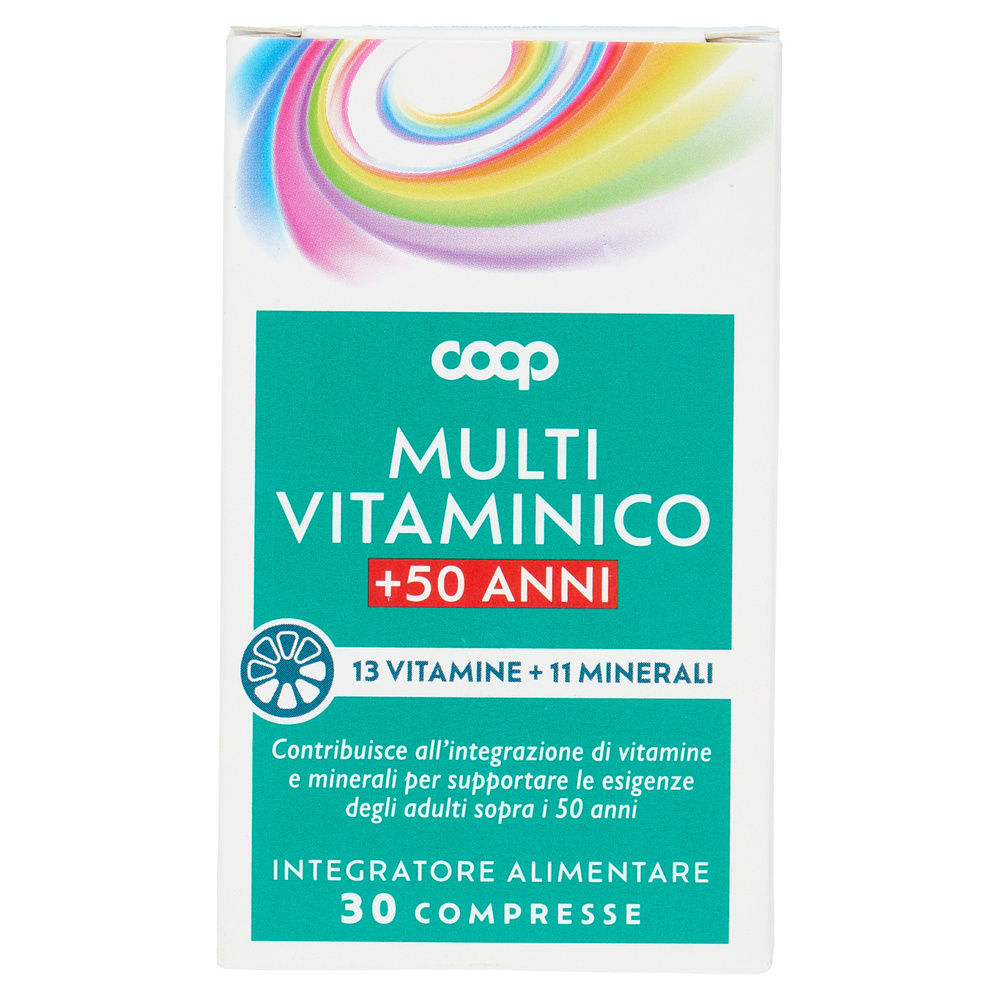 MULTIVITAMINICO SENIOR +50 COOP SCATOLA  30 COMPRESSE G39,3 - 3