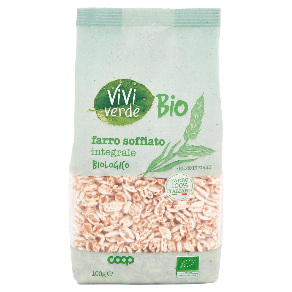 FARRO SOFFIATO INTEGRALE BIO VIVIVERDE COOP SACCHETTO G 100 - 3