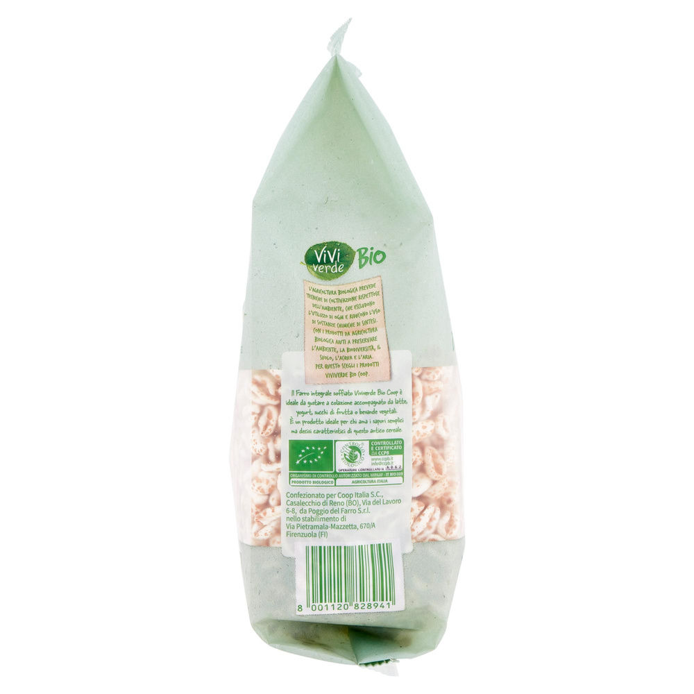 FARRO SOFFIATO INTEGRALE BIO VIVIVERDE COOP SACCHETTO G 100 - 5