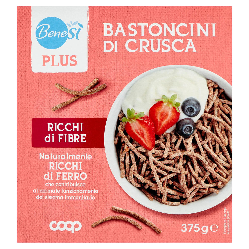 BASTONCINI DI CRUSCA BENESI' COOP SCATOLA G 375 - 0