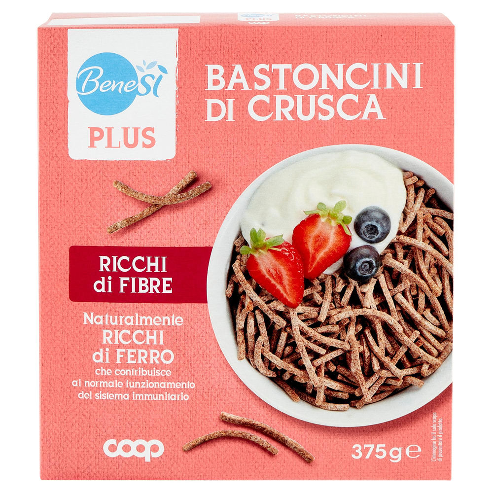 BASTONCINI DI CRUSCA BENESI' COOP SCATOLA G 375 - 2