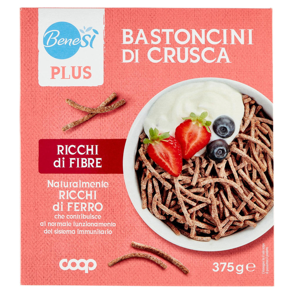 BASTONCINI DI CRUSCA BENESI' COOP SCATOLA G 375 - 3