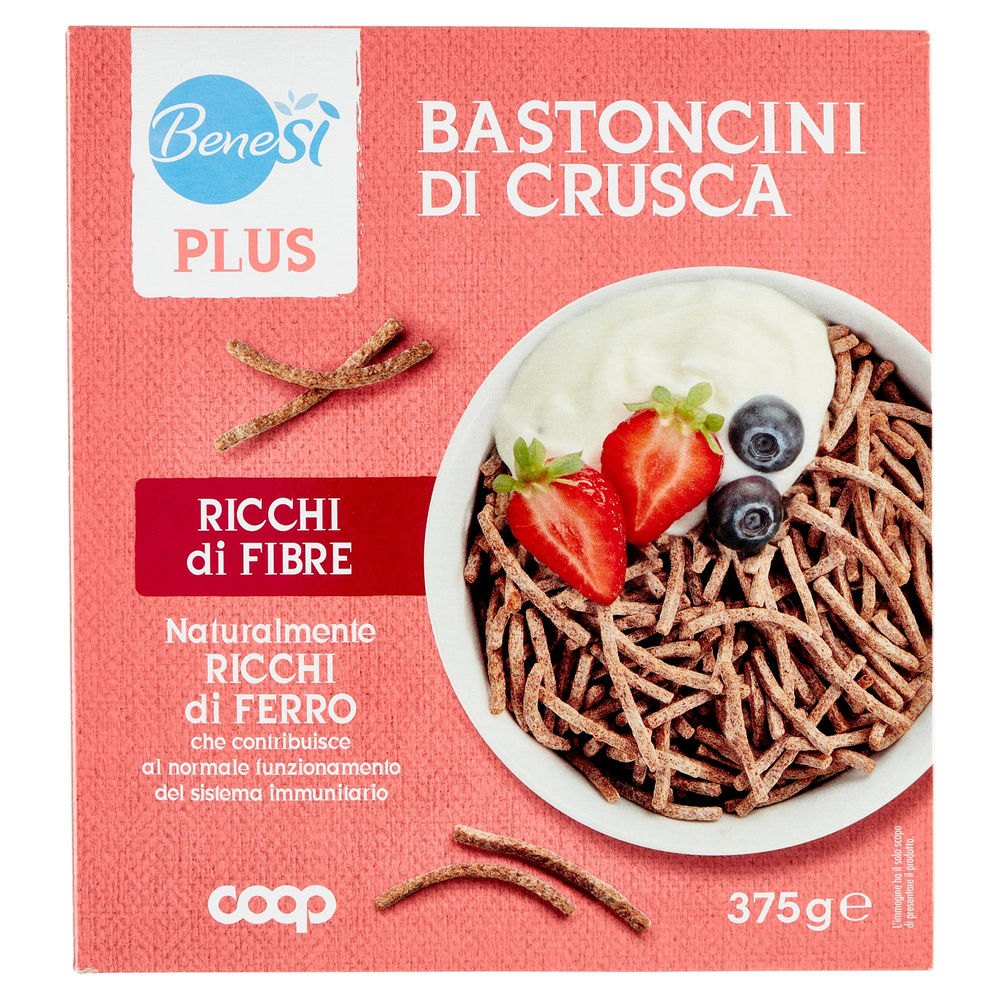 BASTONCINI DI CRUSCA BENESI' COOP SCATOLA G 375 - 1