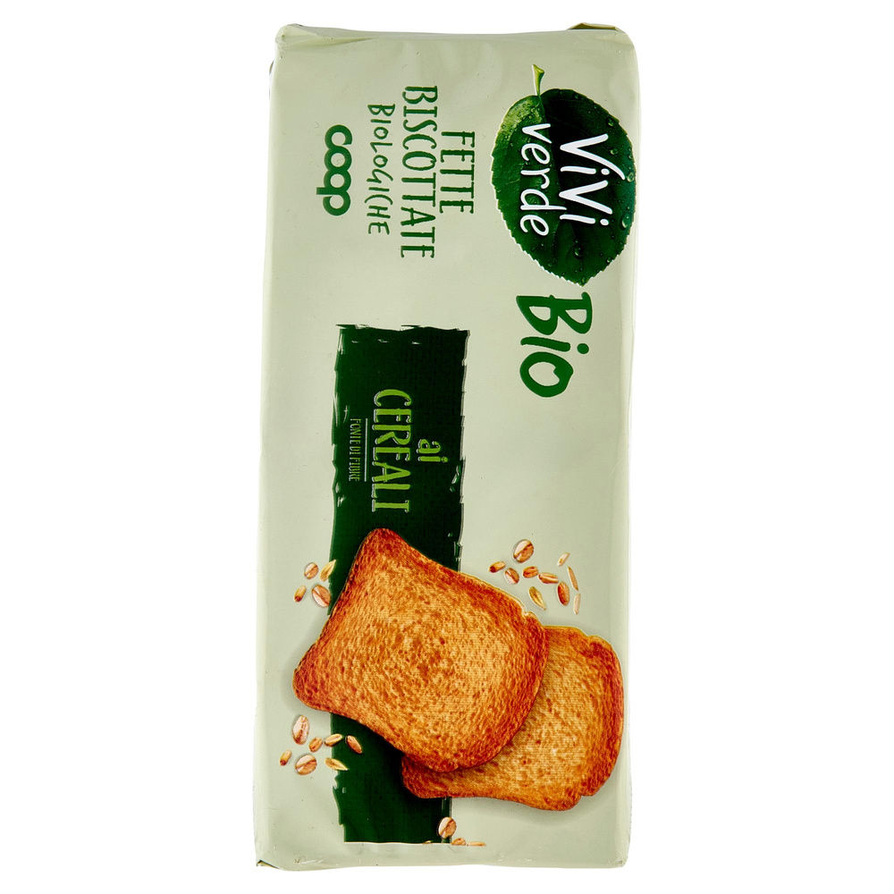 FETTE BISCOTTATE BIO AI CEREALI VIVI VERDE COOP INCARTO G 320 - 4