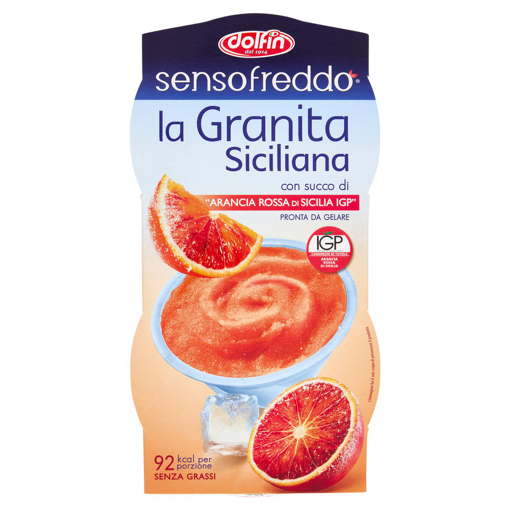 SENSO FREDDO GRANITA  ARANCIA ROSSA DI SICILIA DOLFIN ML 200 - 0