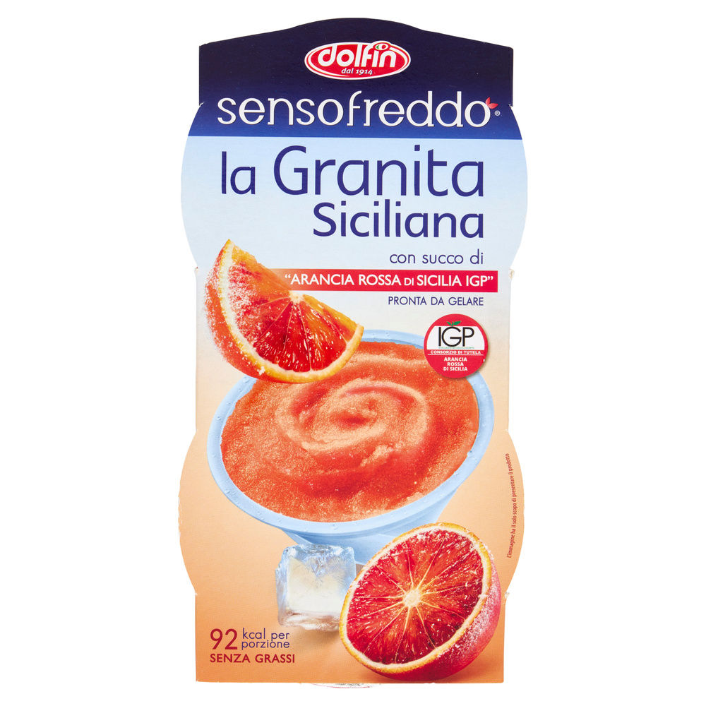 SENSO FREDDO GRANITA  ARANCIA ROSSA DI SICILIA DOLFIN ML 200 - 2