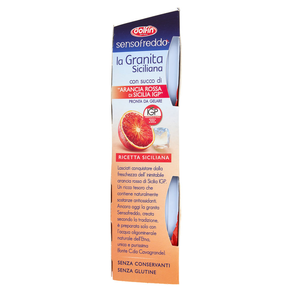 SENSO FREDDO GRANITA  ARANCIA ROSSA DI SICILIA DOLFIN ML 200 - 3