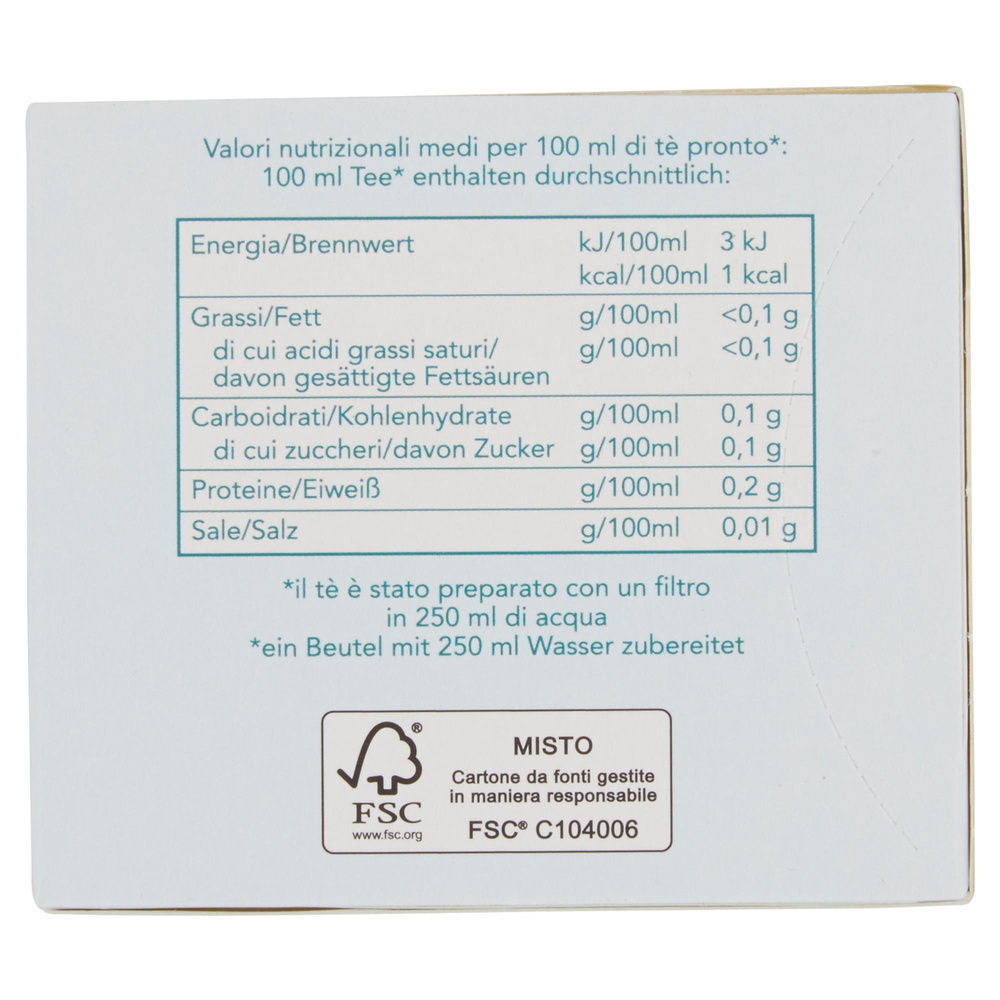 TÈ FREDDO VERDE MATCHA E LIMONE SIR WINSTON TEA SCATOLA 18 FILTRI G 45 - 7