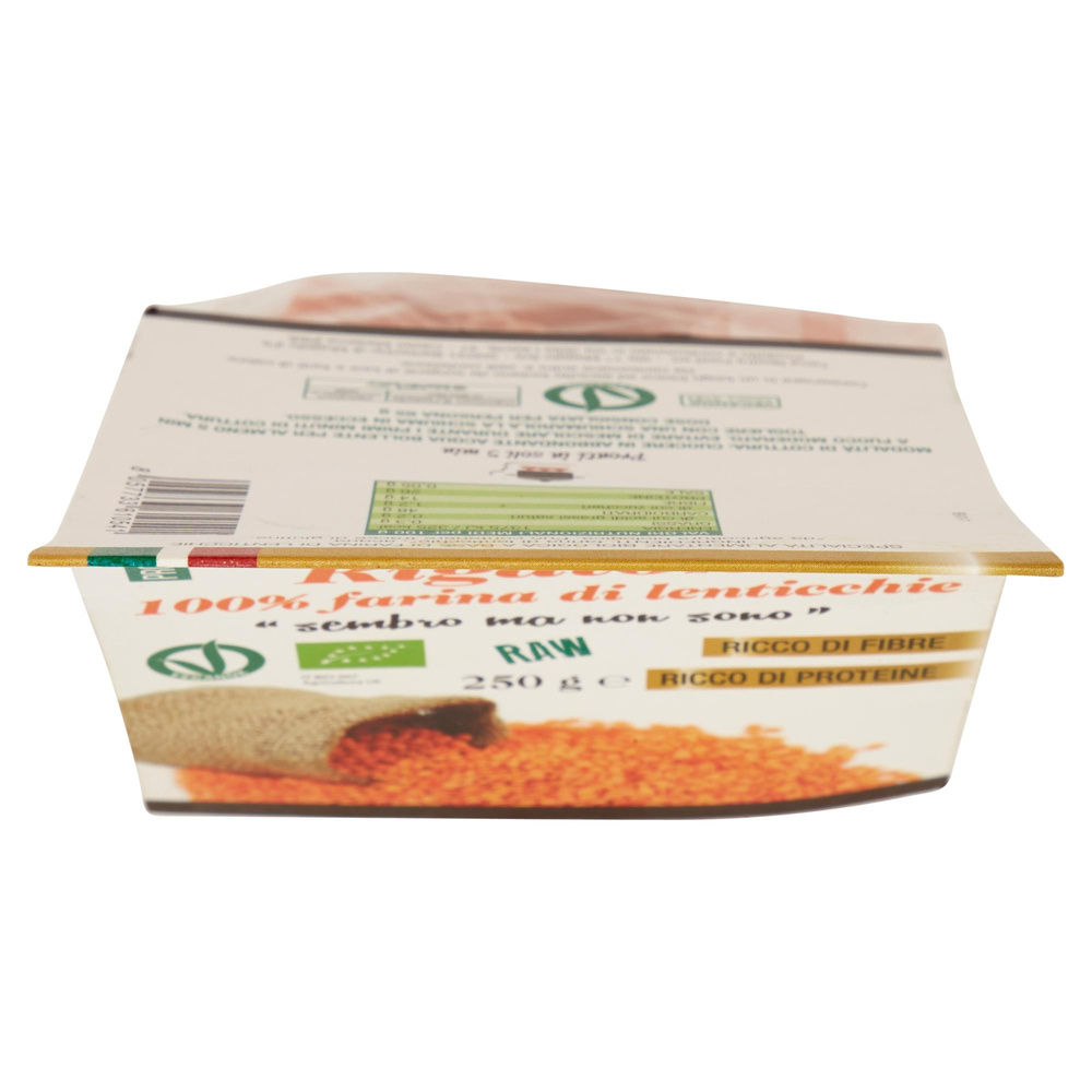 RIGATONI FARINA LENTICCHIE BIO VEGAN TERRA NOSTRA 250G - 6