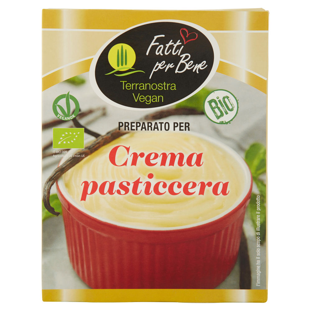 Preparato panna crema pasticciera vegan terra nostra 2x50g