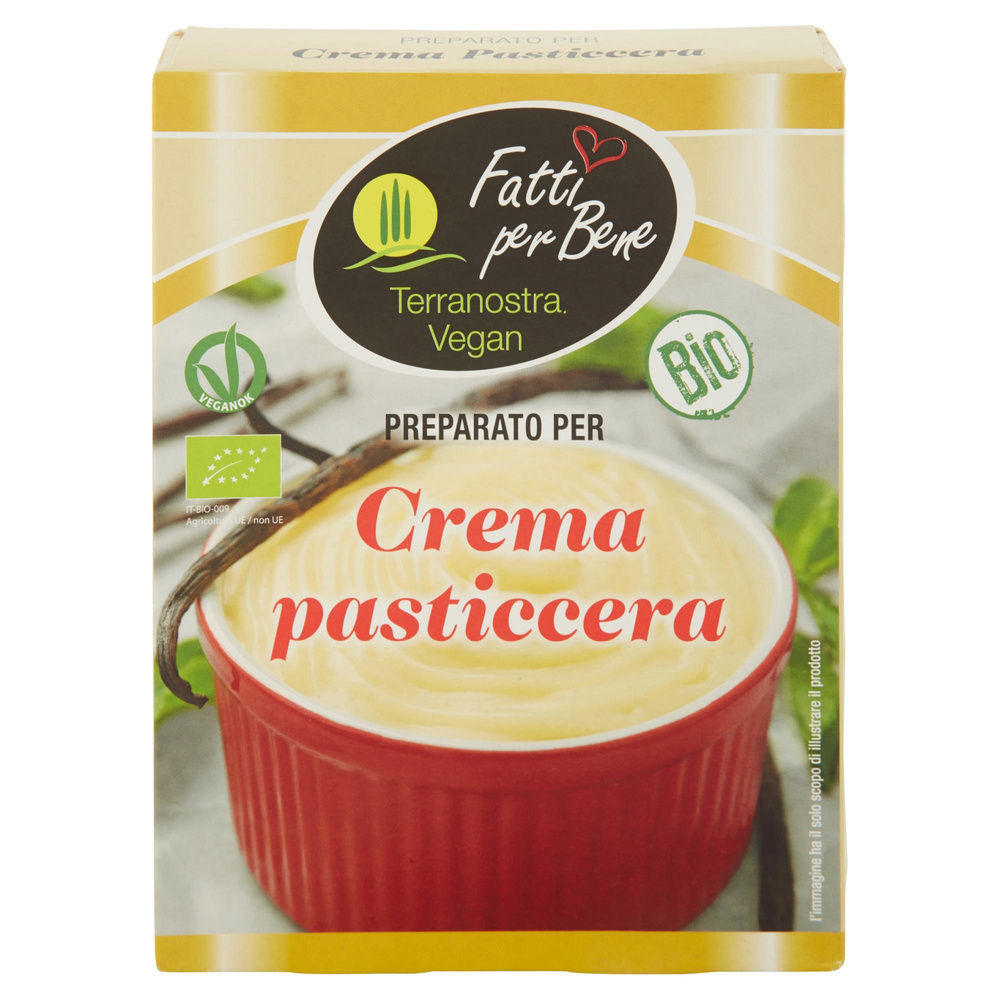 PREPARATO PANNA CREMA PASTICCIERA VEGAN TERRA NOSTRA 2X50G - 3