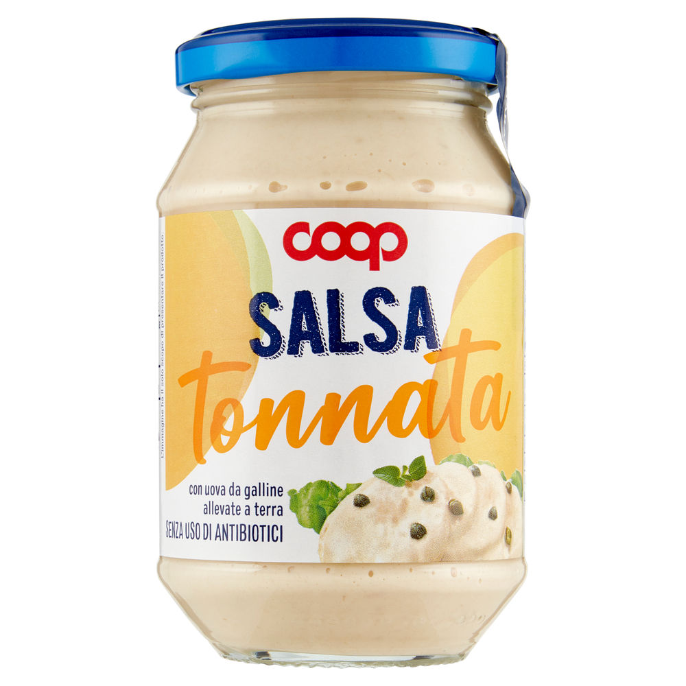 Salsa tonnata coop senza uso di antibiotici vaso vetro g240