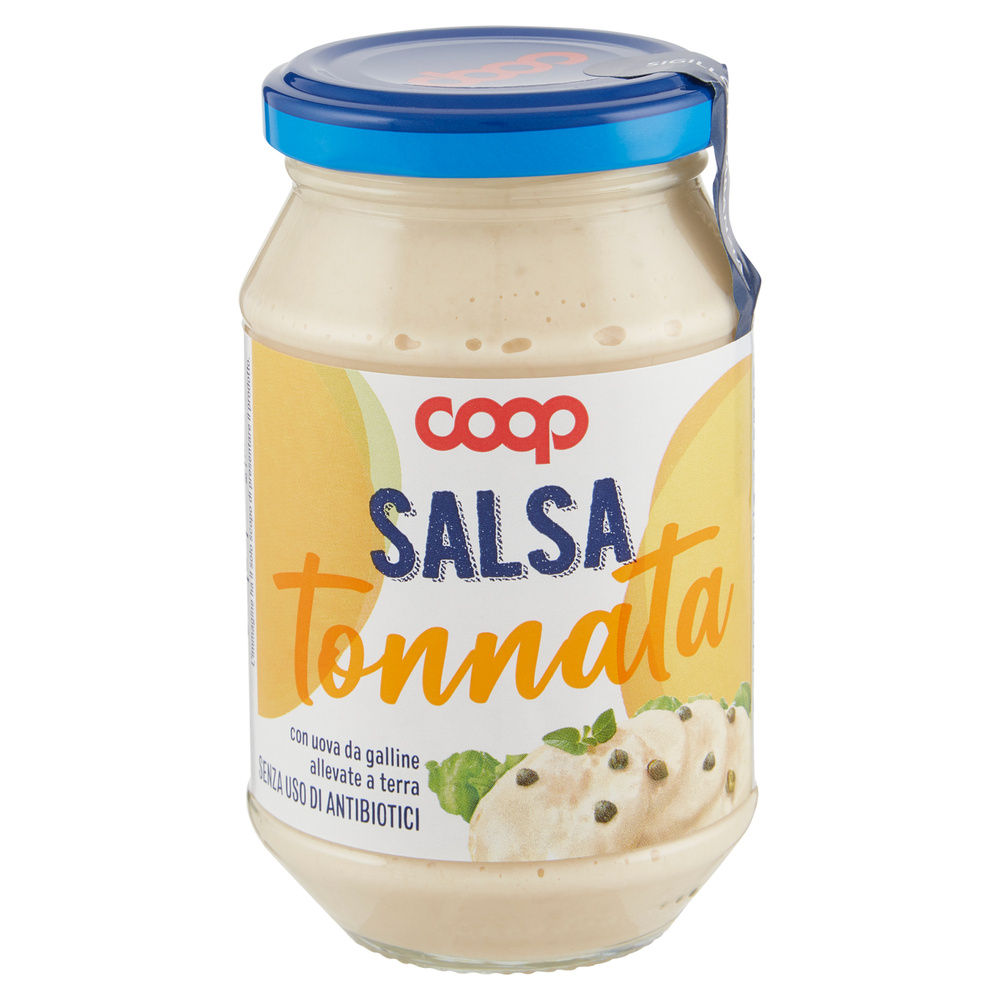 SALSA TONNATA COOP SENZA USO DI ANTIBIOTICI VASO VETRO G240 - 6