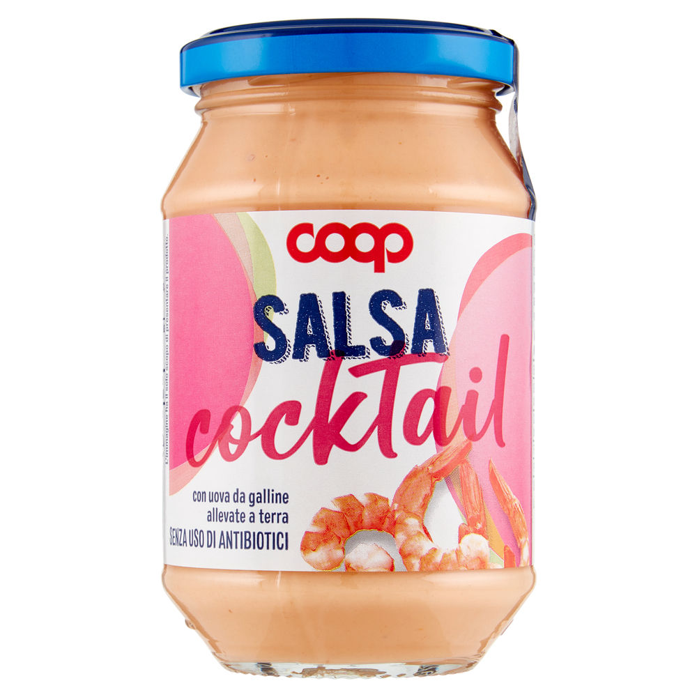 Salsa cocktail coop senza uso di antibiotici vaso vetro g240