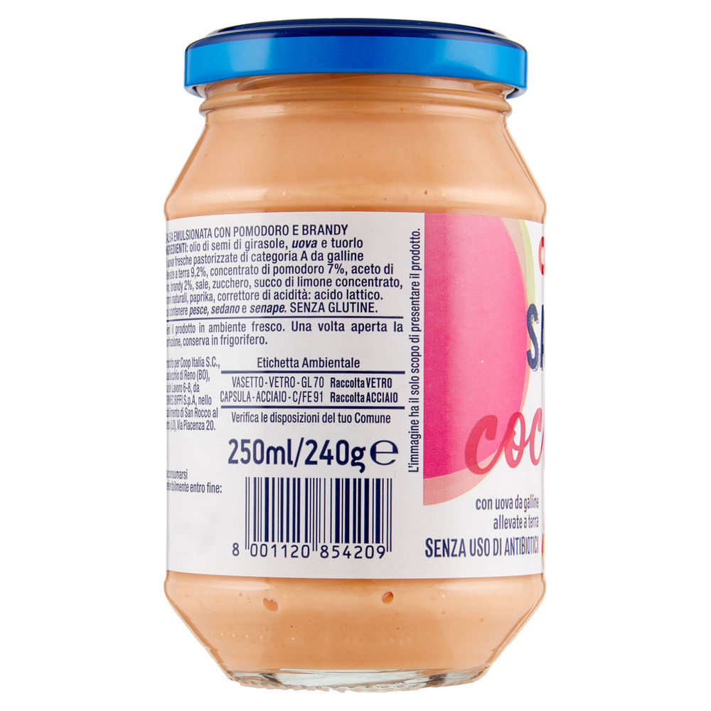 SALSA COCKTAIL COOP SENZA USO DI ANTIBIOTICI VASO VETRO G240 - 2