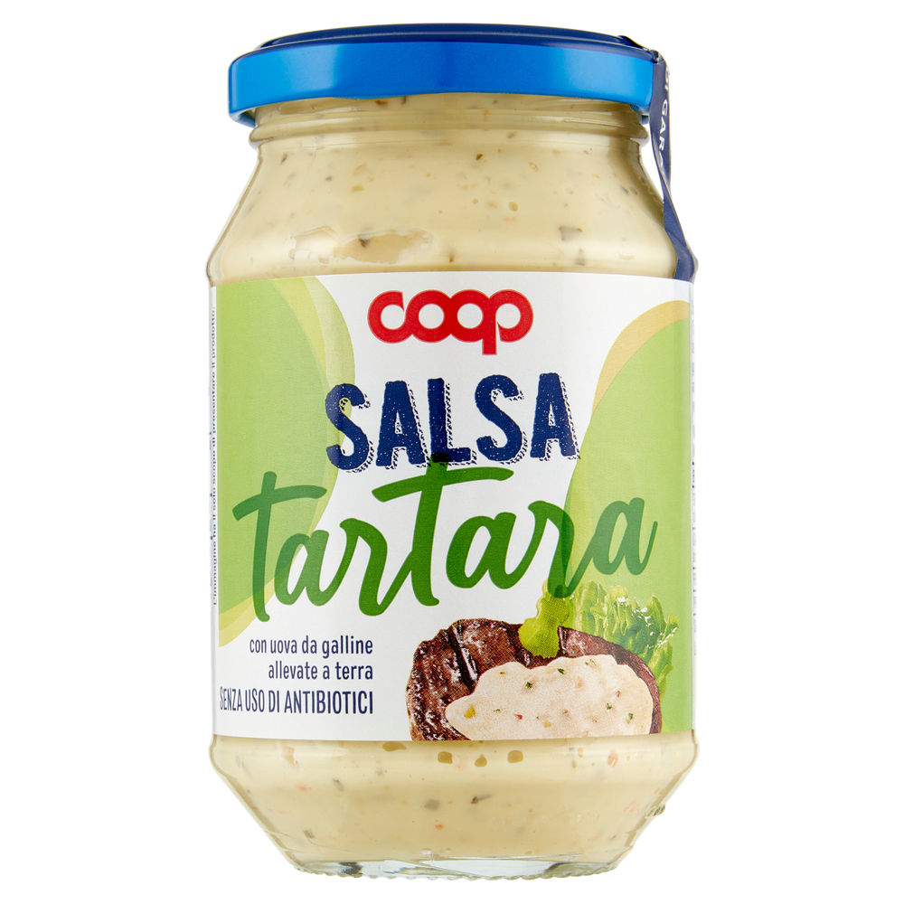 Salsa tartara coop senza uso di antibiotici vaso vetro g240