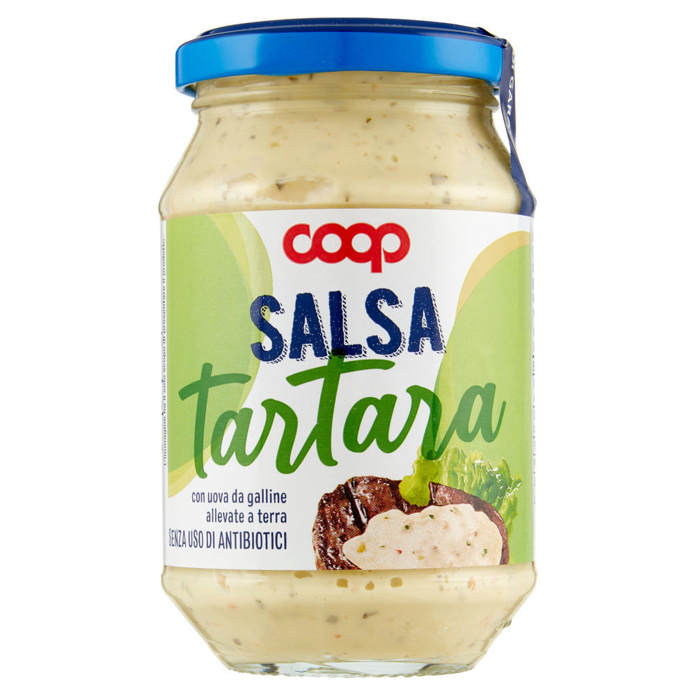 SALSA TARTARA COOP SENZA USO DI ANTIBIOTICI VASO VETRO G240 - 3