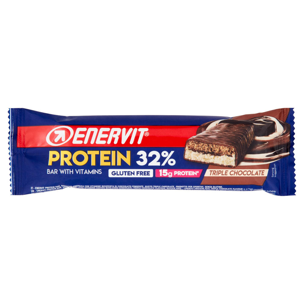 ENERVIT POWER SPORT PROTEIN BAR TRIPLE CHOCOLATE 30% G 47 - 0