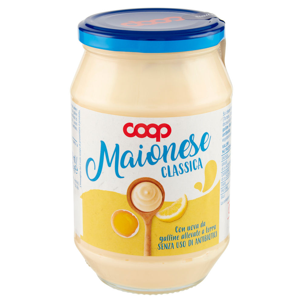 MAIONESE COOP SENZA USO DI ANTIBIOTICI VASO VETRO G480 - 2