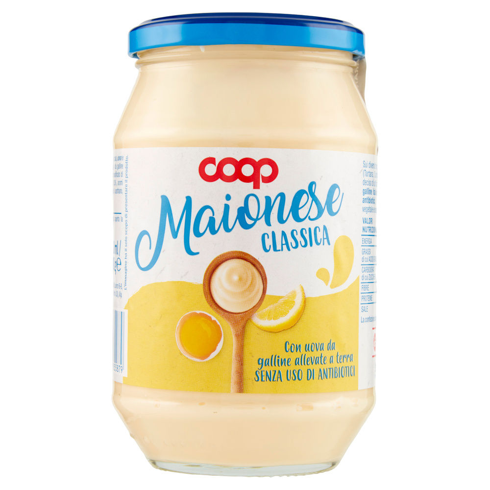 MAIONESE COOP SENZA USO DI ANTIBIOTICI VASO VETRO G480 - 3